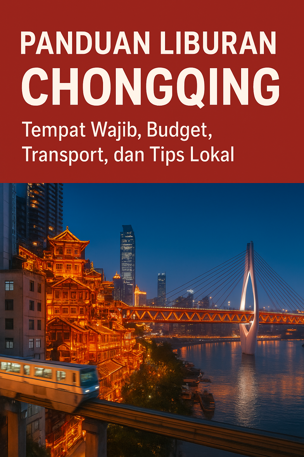 Panduan Liburan Chongqing: Tempat Wajib, Budget, Transport, dan Tips Lokal